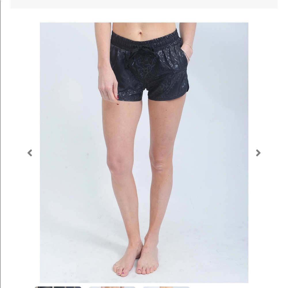 NWT ZYIA Black Bomber Shorts